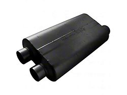 Flowmaster 50 Series Big Block Dual In/Offset Oval Muffler; 3-Inch / 3.50-Inch (Universal; Some Adaptation May Be Required)