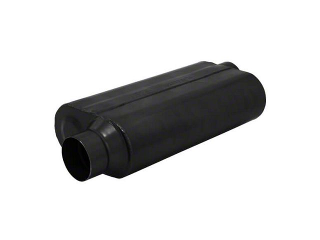 Flowmaster 50 Series HD Offset/Offset Oval Muffler; 3.50-Inch (Universal; Some Adaptation May Be Required)