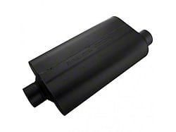 Flowmaster Super 50 Series Center/Offset Oval Muffler; 3-Inch (Universal; Some Adaptation May Be Required)