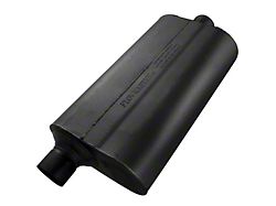 Flowmaster Super 50 Series Offset/Center Oval Muffler; 2.50-Inch (Universal; Some Adaptation May Be Required)