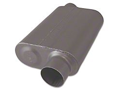 Flowmaster Original 40 Series Offset/Offset Oval Muffler; 3-Inch Inlet/3-Inch Outlet (Universal; Some Adaptation May Be Required)