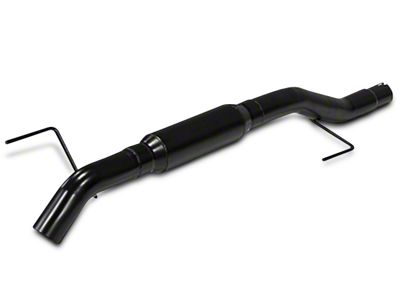 Flowmaster Outlaw Extreme Single Exhaust System with Black Tip; Turn Down (2010 5.4L F-150 Raptor)