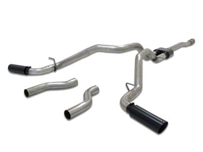 Flowmaster Outlaw Dual Exhaust System; Side/Rear Exit (09-13 5.3L Sierra 1500)