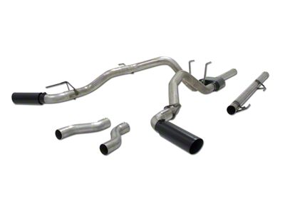 Flowmaster Outlaw Dual Exhaust System; Side/Rear Exit (09-18 4.7L RAM 1500)