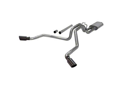 Flowmaster FlowFX Dual Exhaust System with Black Tips; Side Exit (94-01 5.9L RAM 1500)