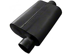 Flowmaster 40 Series Delta Flow Offset/Center Oval Muffler; 3-Inch Inlet/3-Inch Outlet (Universal; Some Adaptation May Be Required)