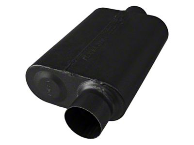 Flowmaster Original 40 Series Offset/Center Oval Muffler; 3-Inch Inlet/3-Inch Outlet (Universal; Some Adaptation May Be Required)