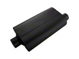 Flowmaster Super 50 Series Center/Offset Oval Muffler; 3-Inch Inlet/3-Inch Outlet (Universal; Some Adaptation May Be Required)