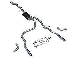 Flowmaster American Thunder Dual Exhaust System with Polished Tips; Side/Rear Exit (99-06 5.3L Sierra 1500)