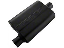 Flowmaster Original 40 Series Offset/Center Oval Muffler; 2.50-Inch Inlet/2.50-Inch Outlet (Universal; Some Adaptation May Be Required)