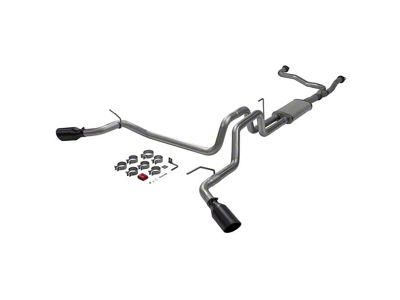Flowmaster American Thunder Dual Exhaust System with Polished Tips; Side/Rear Exit (19-24 2.7L Silverado 1500)