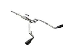 Flowmaster FlowFX Dual Exhaust System with Black Tips; Side Exit (19-25 5.3L Silverado 1500 w/o Factory Dual Exhaust)