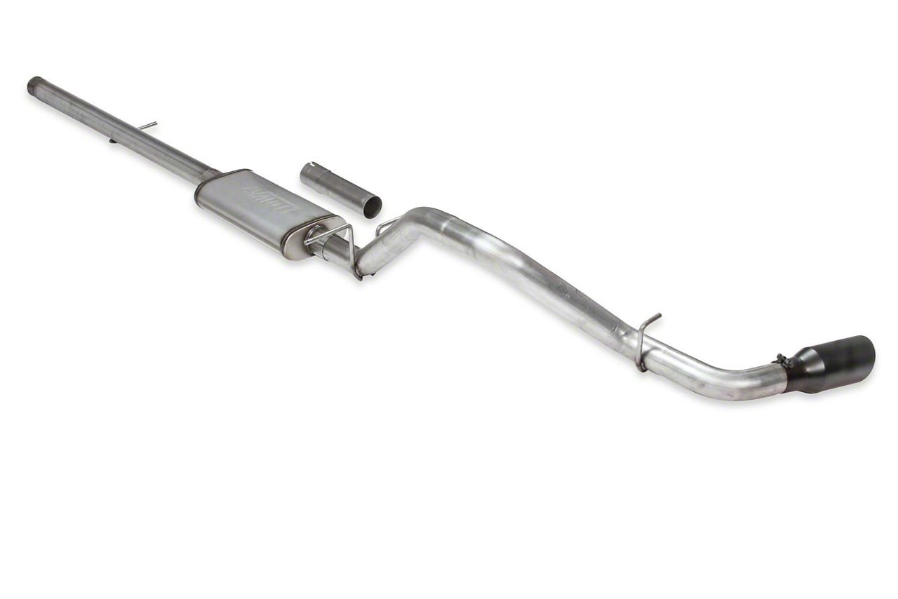 Flowmaster Silverado FlowFX Single Exhaust System w/ Black Tip - Side ...