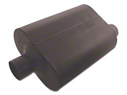 Flowmaster Super 40 Series Center/Offset Oval Muffler; 2.50-Inch Inlet/2.50-Inch Outlet (Universal; Some Adaptation May Be Required)