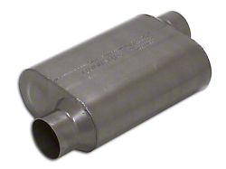 Flowmaster Super 40 Series Offset/Offset Oval Muffler; 3.50-Inch Inlet/3.50-Inch Outlet (Universal; Some Adaptation May Be Required)