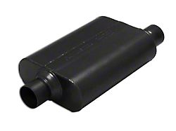 Flowmaster Super 44 Series Center/Offset Oval Muffler; 2.50-Inch Inlet/2.50-Inch Outlet (Universal; Some Adaptation May Be Required)