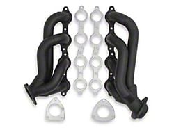 Flowtech 1-3/4-Inch Shorty Headers; Black Painted (07-13 6.0L Sierra 2500 HD)