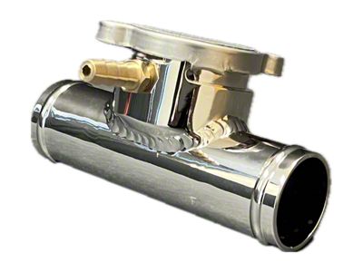 FLUIDYNE High Performance Remote Radiator Filler Neck; Polished; 1.75-Inch (Universal; Some Adaptation May Be Required)