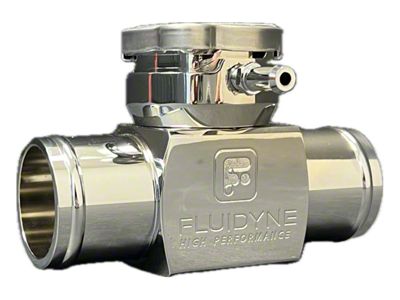 FLUIDYNE High Performance Billet Remote Radiator Filler Neck; Chrome Plated; 1.25-Inch (Universal; Some Adaptation May Be Required)