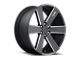 Foose Switch Black Milled 6-Lug Wheel; 20x9.5; 30mm Offset (99-06 Sierra 1500)