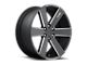 Foose Switch Black Milled 6-Lug Wheel; 20x9.5; 30mm Offset (23-24 Colorado)