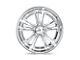 Foose Knuckle Chrome 5-Lug Wheel; 17x7; 1mm Offset (87-90 Dakota)