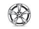 Foose Legend Chrome 5-Lug Wheel; 17x7; 1mm Offset (87-90 Dakota)