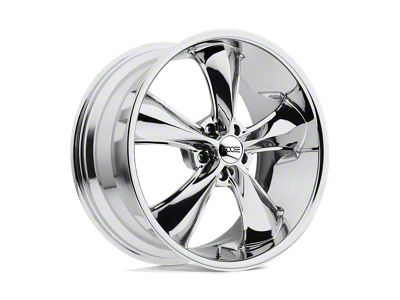 Foose Legend Chrome 5-Lug Wheel; 17x8; 1mm Offset (87-90 Dakota)