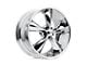 Foose Legend Chrome 5-Lug Wheel; 18x7; 1mm Offset (87-90 Dakota)