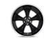 Foose Legend Gloss Black Milled 5-Lug Wheel; 18x9; 7mm Offset (87-90 Dakota)