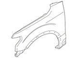 Ford Front Fender without Wheel Opening Molding Holes; Passenger Side (15-20 F-150, Excluding Raptor)