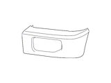 Ford Outer Front Bumper End Cap Molding; Driver Side (15-17 F-150, Excluding Raptor)