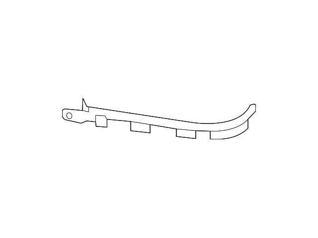 Ford Front Bumper Cover Trim Molding; Passenger Side (17-19 F-350 Super Duty)