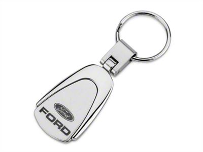 Teardrop Style Key Chain with Ford Oval Logo