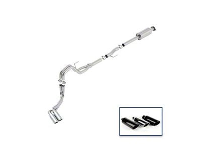 Ford Performance Extreme Dual Exhaust System with Chrome Tips; Same Side Exit (15-20 5.0L F-150)