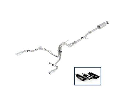 Ford Performance Extreme Dual Exhaust System with Chrome Tips; Rear Exit (15-20 2.7L EcoBoost F-150)