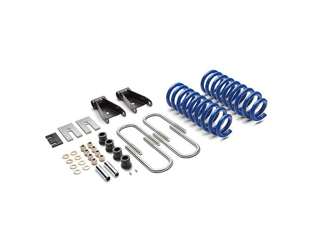 Ford Performance Complete Lowering Kit; 1.30-Inch Front / 2.50-Inch Rear (21-24 F-150 w/o High Pay Load Package, Excluding Limited, PowerBoost, Raptor & Tremor)