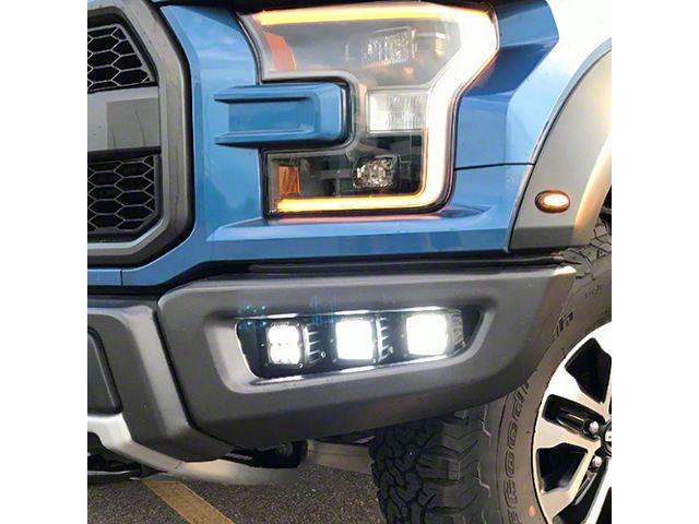 Ford Performance by Rigid Off-Road Fog Light Kit (17-20 F-150 Raptor)