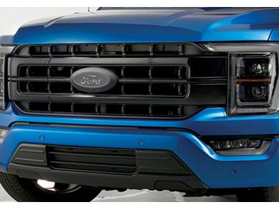 Ford Performance Upper Replacement Grille; Gloss Black (21-23 F-150, Excluding Raptor)