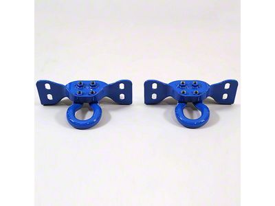 Ford Performance Tow Hooks; Blue (17-24 F-250 Super Duty)