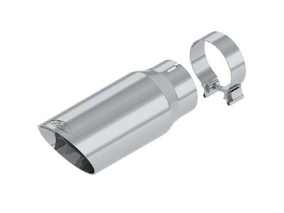 Ford Performance Exhaust Tip; 4.50-Inch; Chrome (17-24 6.2L, 7.3L F-350 Super Duty)