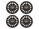 Ford Performance Lariat Sport Gloss Black 8-Lug 4-Wheel Kit with TPMS Sensors; 20x8; 40mm Offset (17-22 F-350 Super Duty SRW)