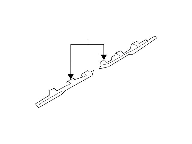 Ford Rear Bumper Lower Extension End Cap; Driver Side (19-23 Ranger w/ Towing Package)