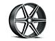 Forgestar X6 Satin Black Machined 6-Lug Wheel; 24x10; 25mm Offset (21-24 F-150)