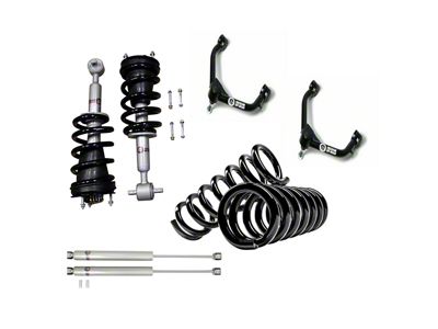 Freedom Offroad 3-Inch Front Lift Struts with Front Upper Control Arms, Rear Lift Springs and Shocks (12-18 4WD RAM 1500 w/o Air Ride)