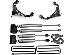 Freedom Offroad 1 to 3-Inch Front Torsion Key Leveling Kit with Control Arms and Shocks (01-06 Silverado 3500 HD)