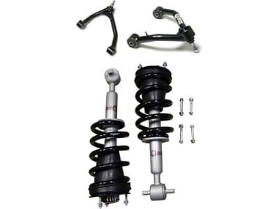 Freedom Offroad 3-Inch Front Lift Struts with Front Upper Control Arms (14-18 Sierra 1500 w/ Stock Cast Aluminium or Stamped Steel Control Arms)