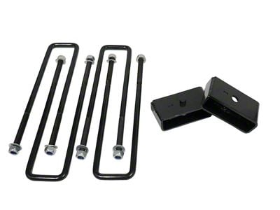 Freedom Offroad 2-Inch Rear Lift Blocks with Extended U-Bolts (11-25 Sierra 2500 HD)