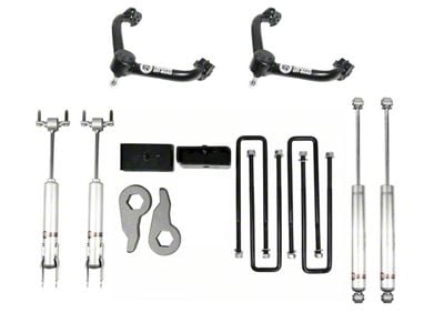 Freedom Offroad 3-Inch Front / 2-Inch Rear Leveling Kit with Control Arms and Shocks (20-24 Sierra 2500 HD)