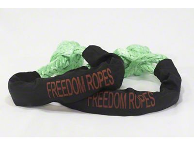 Freedom Ropes 1/2-Inch Synthetic Soft Shackle; Neon Green